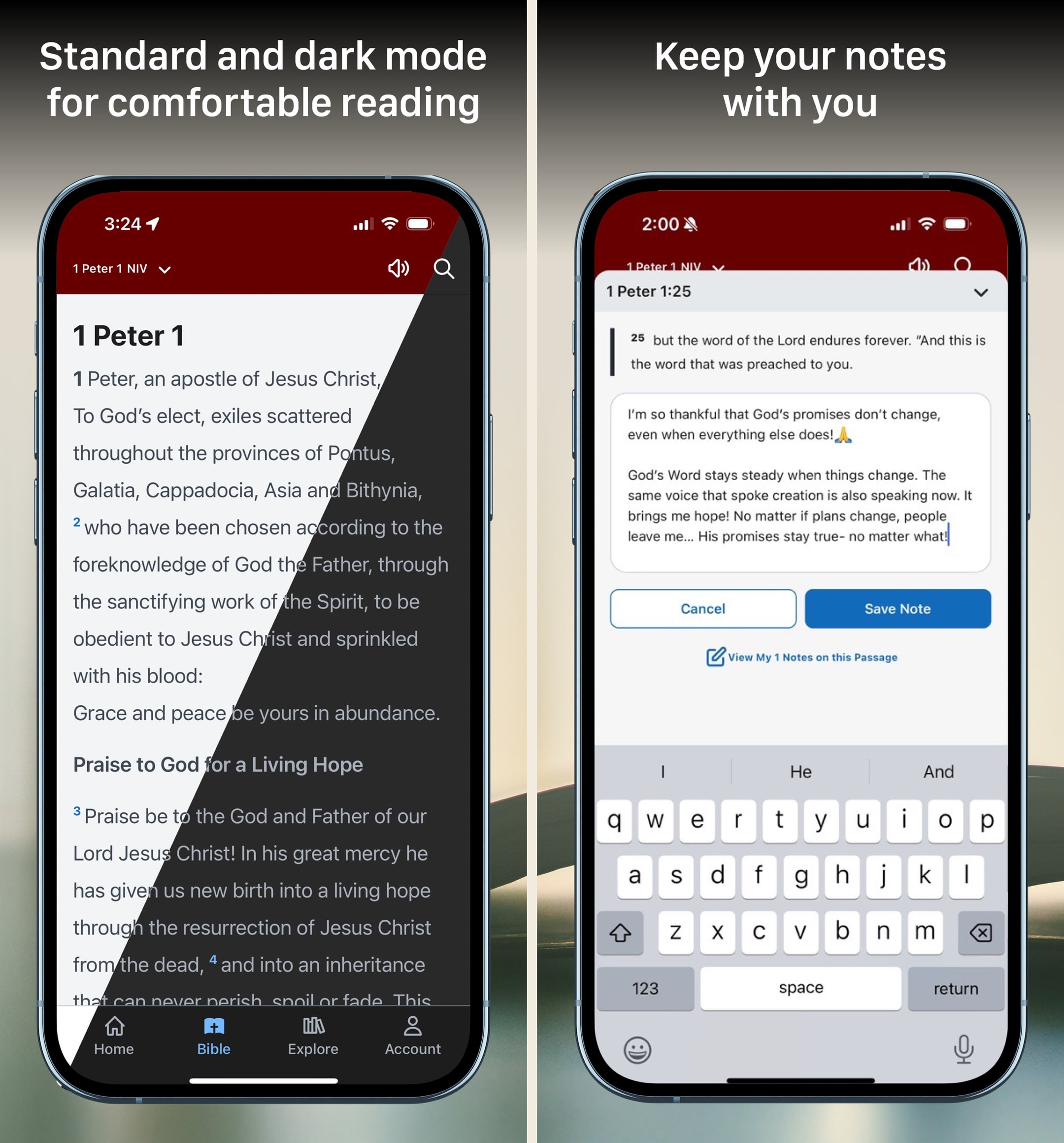 Bible Gateway product screenshot