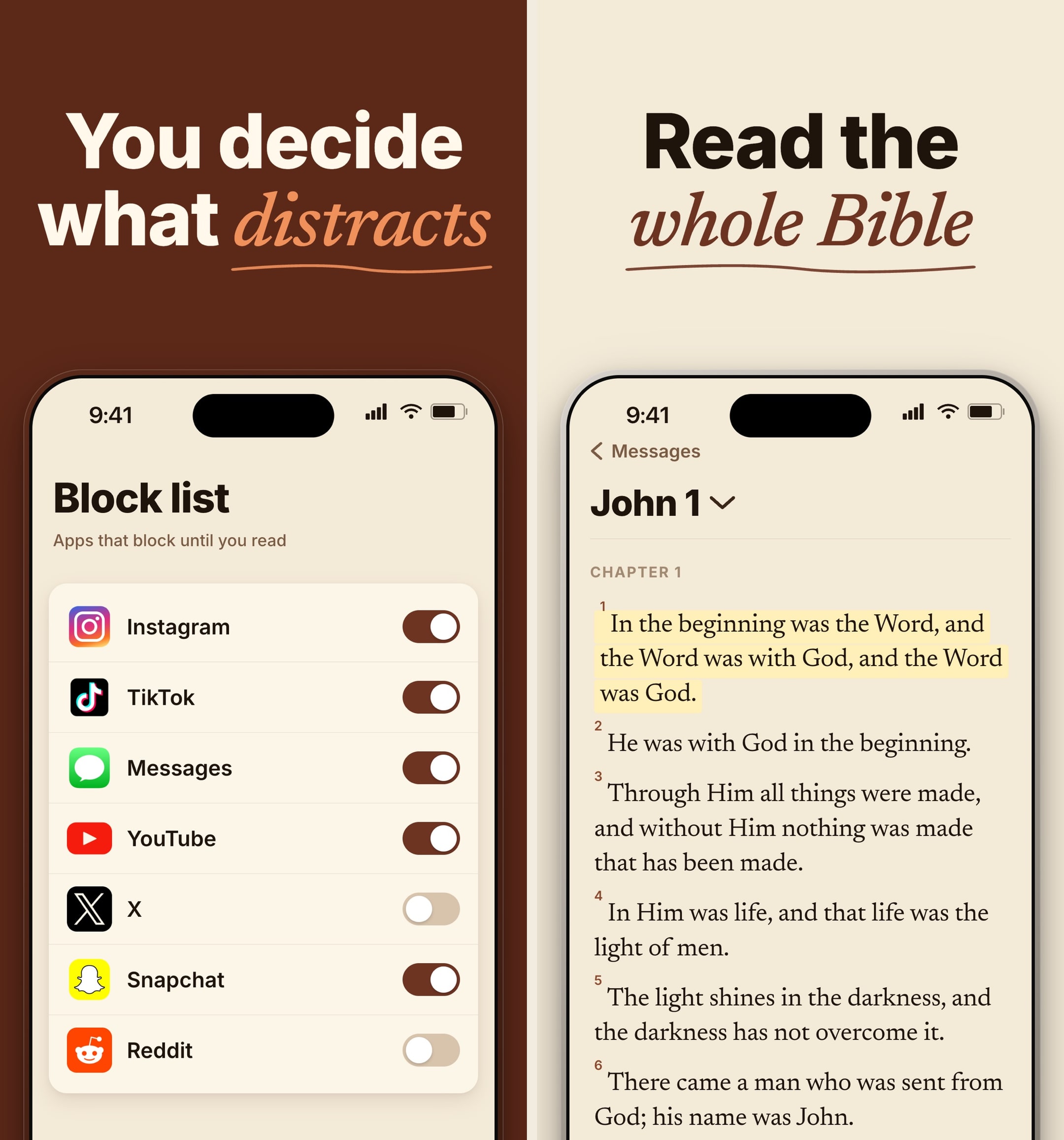 BibleScroll: Christian Focus product screenshot