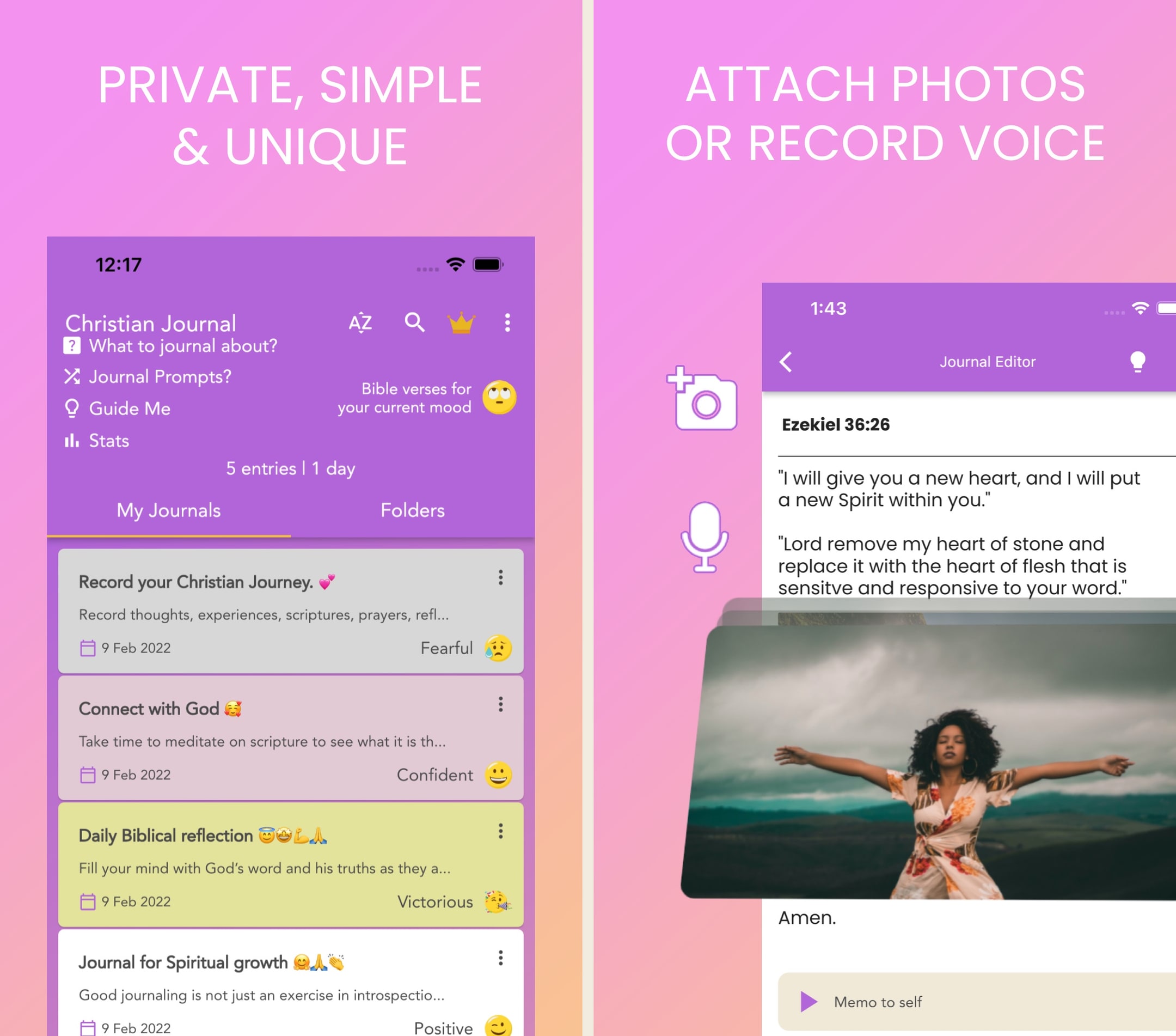 Christian Journal — Bible & More product screenshot