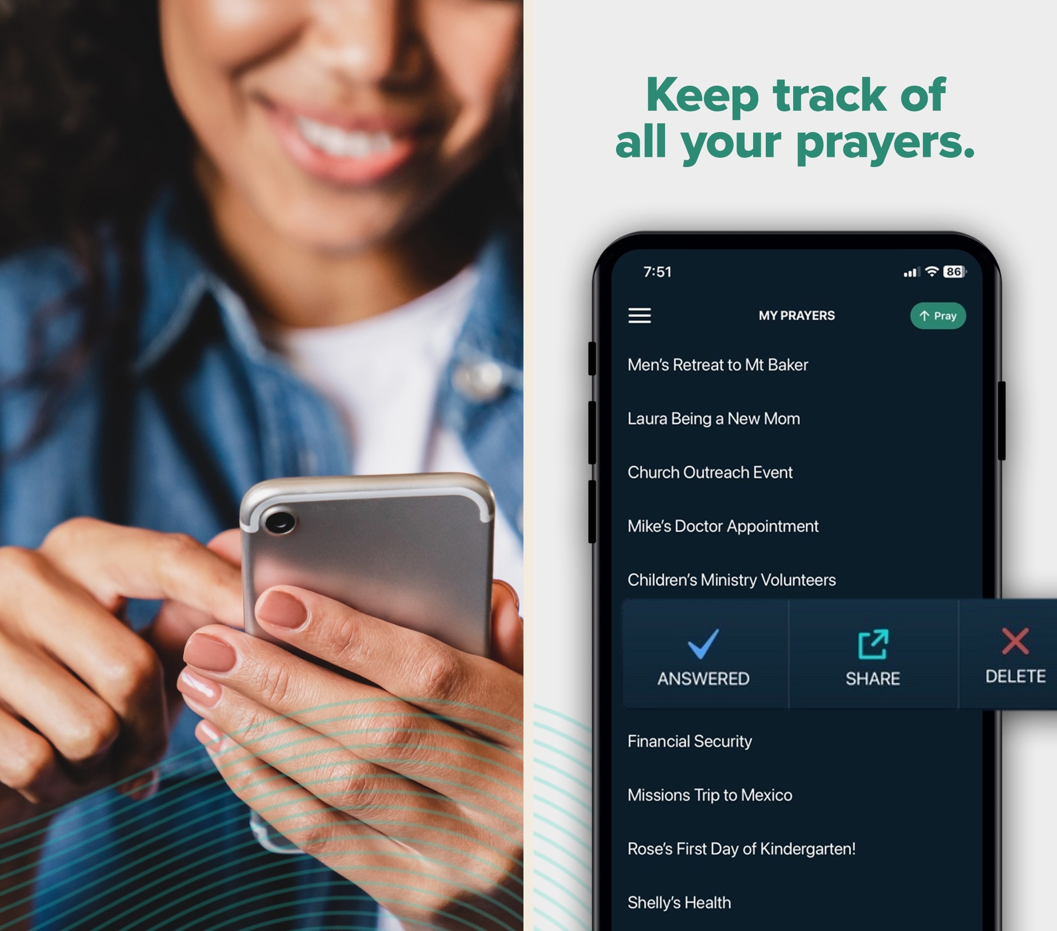 Echo Prayer product screenshot