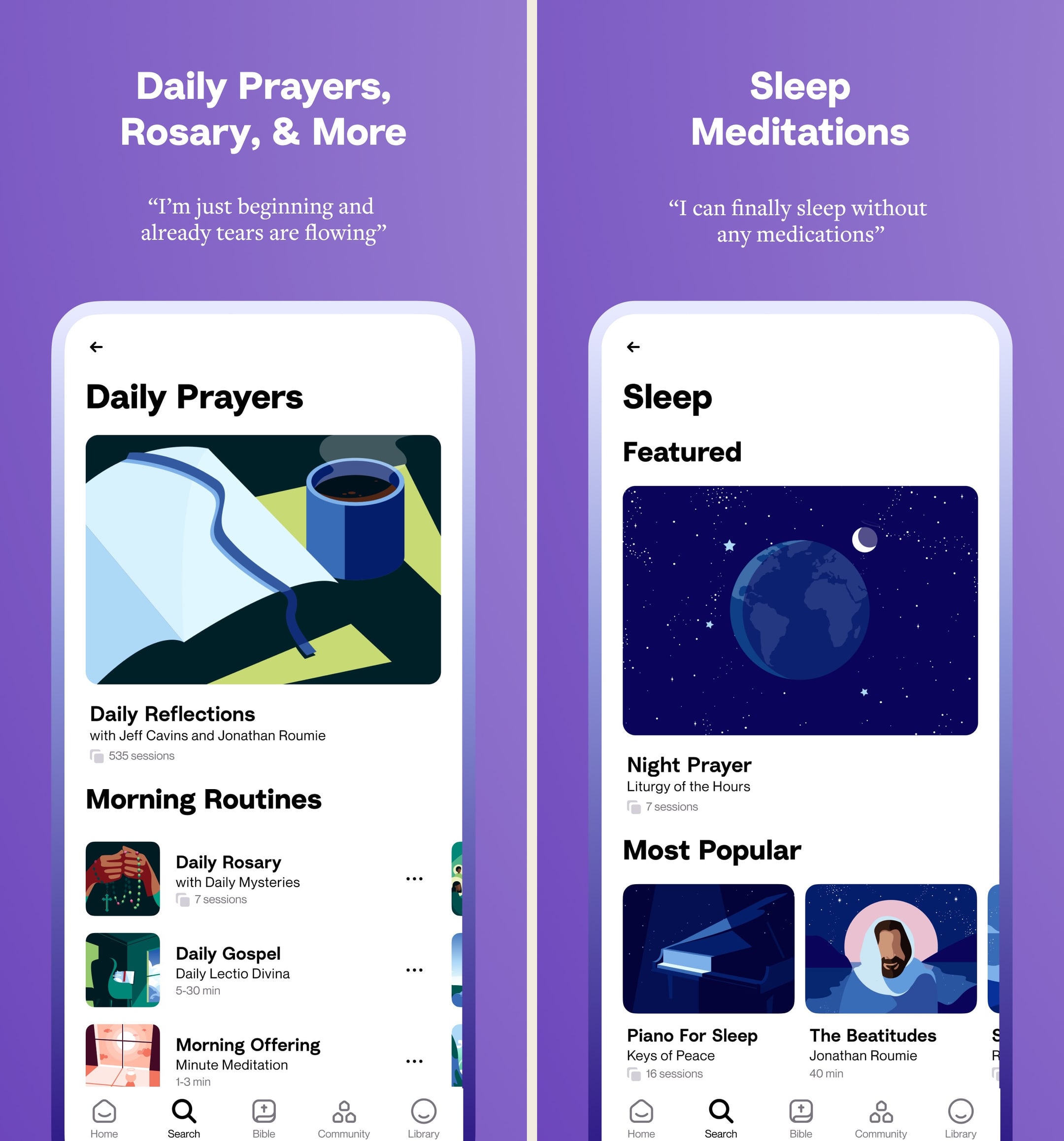 Hallow product screenshot