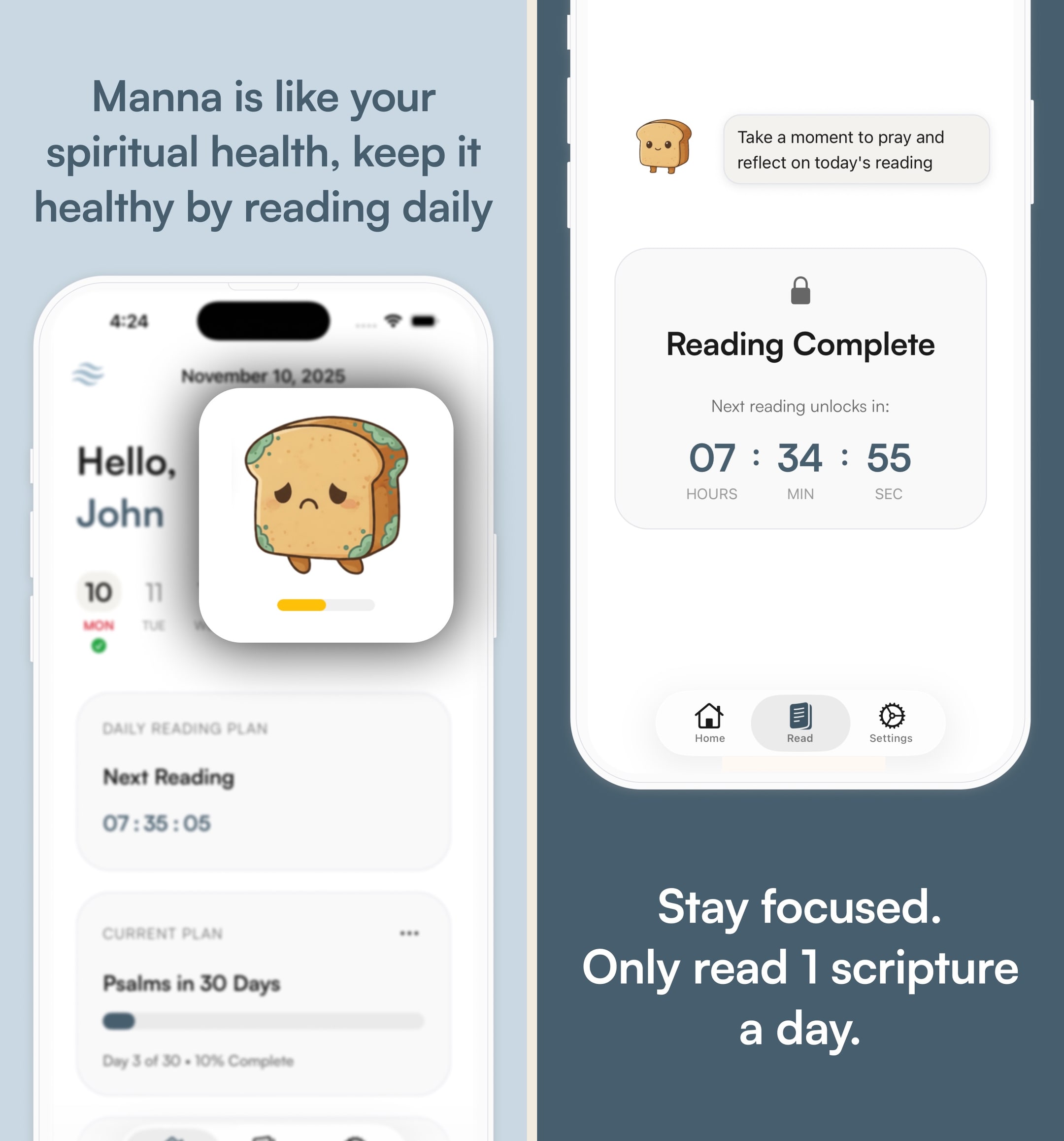 Manna: Bible Reading Plan product screenshot